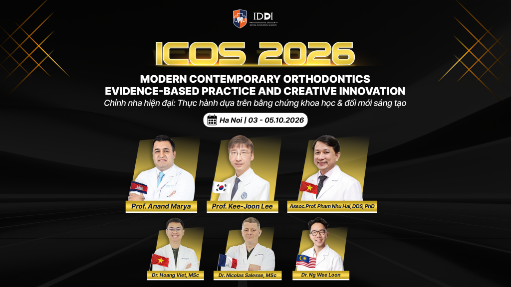 CHỈNH NHA HIỆN ĐẠI: THỰC HÀNH DỰA TRÊN BẰNG CHỨNG KHOA HỌC & ĐỔI MỚI SÁNG TẠO – ICOS 2026
